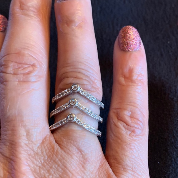 Rhodium Plated Ring - Picture 3 of 3